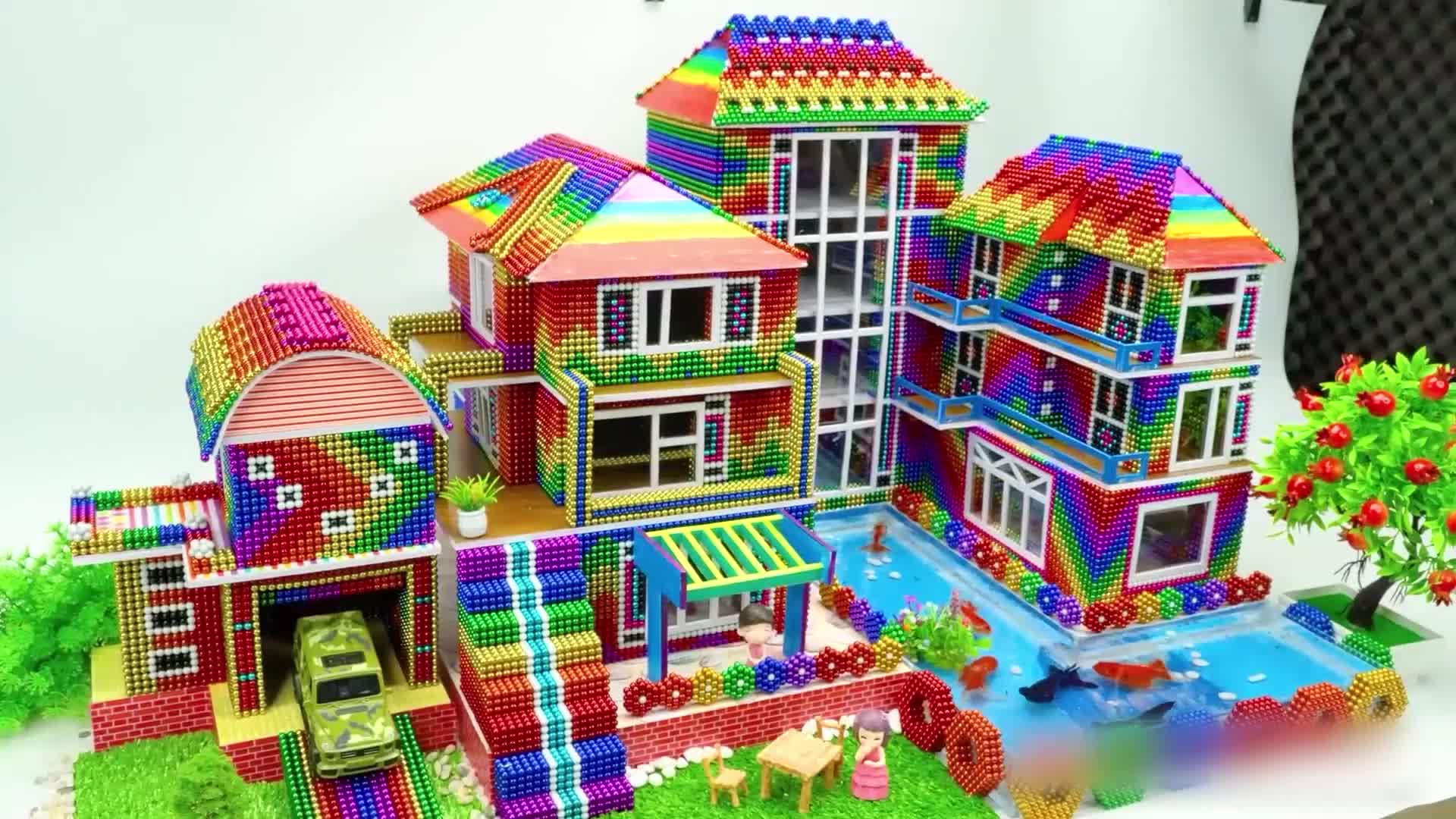 小仓鼠的磁力巴克球城堡 第21集视频封面图