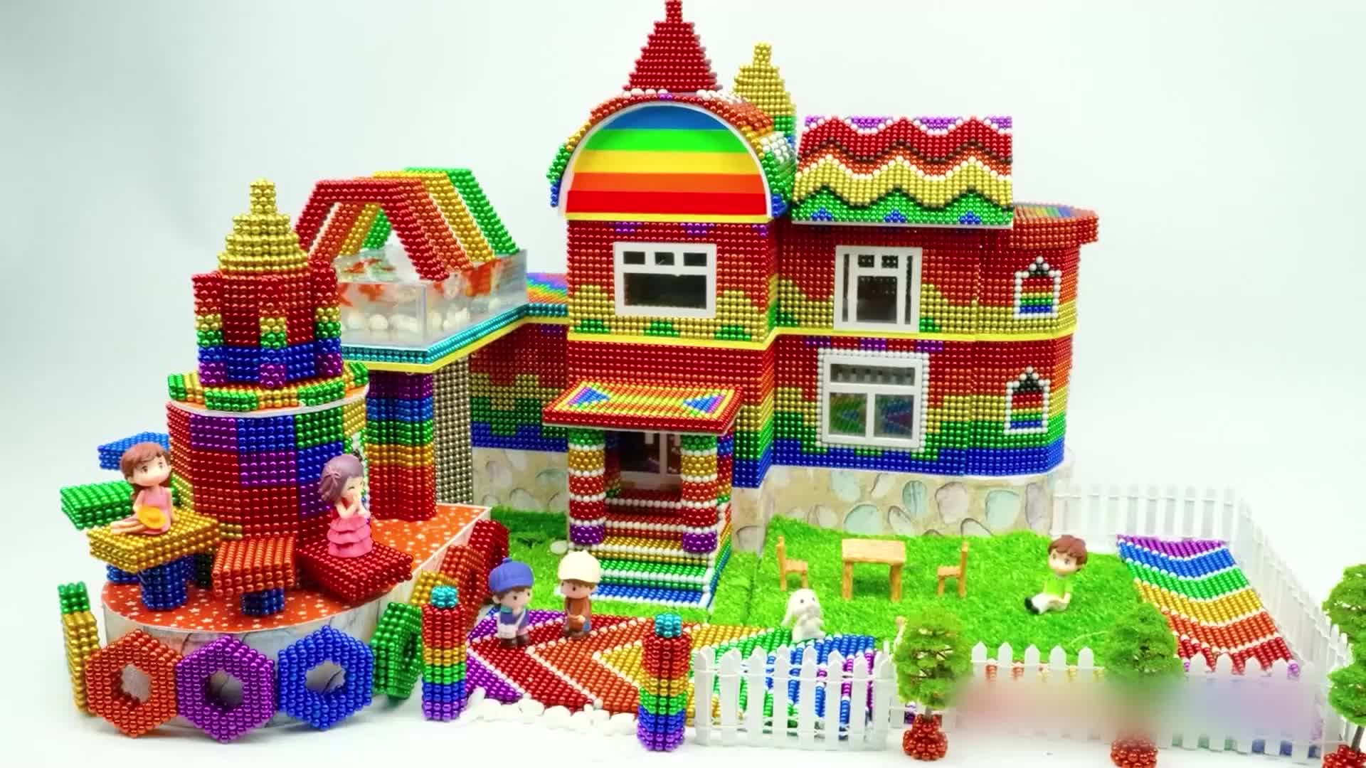 小仓鼠的磁力巴克球城堡 第14集视频封面图