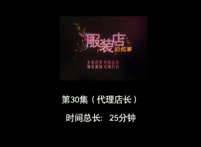 服装店的故事 30集